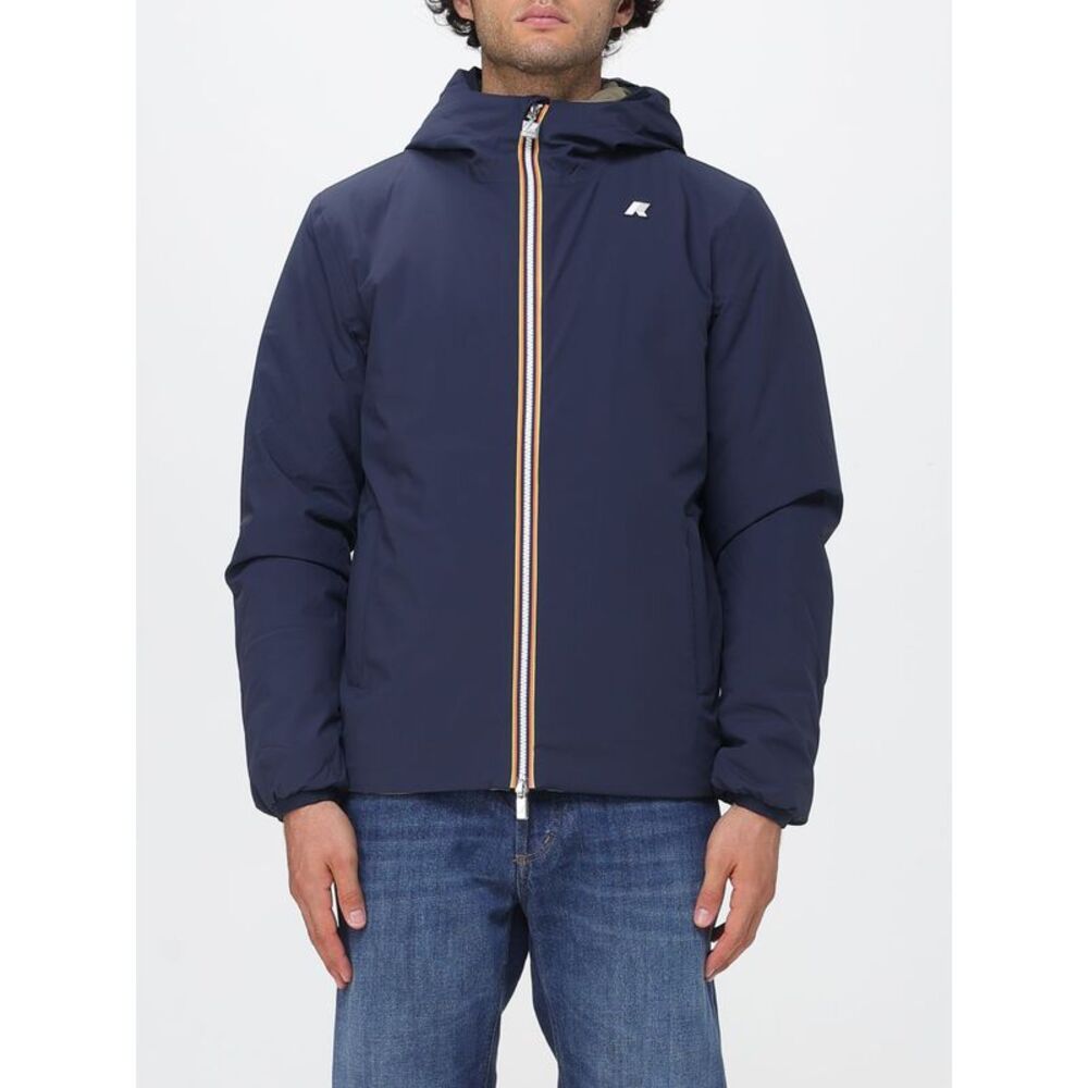 Reversible Hooded Windbreaker K-Way In Recycled Nylon